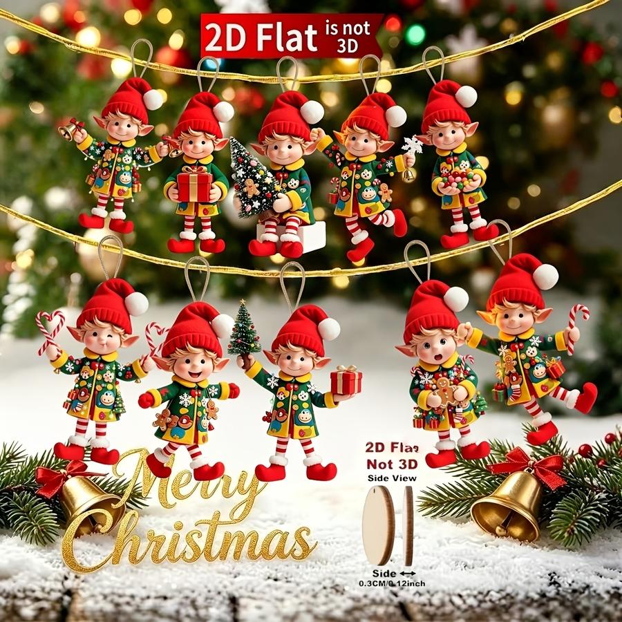 1/5/10/20/50/100個入り 2Dフラット、10個 - Christmas Tree Artificial のレビューと価格